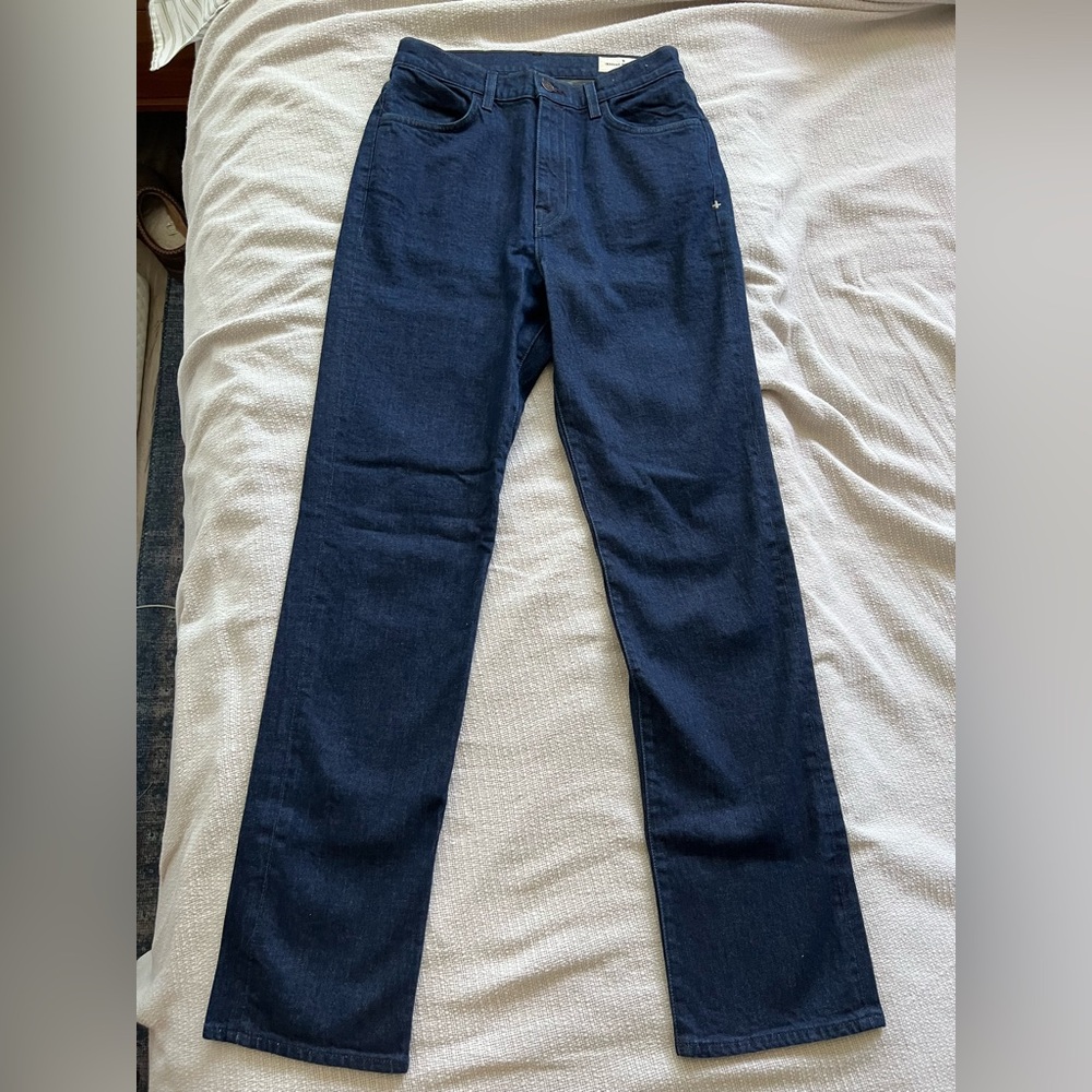 imogene + willie Dark Blue Straight Leg Jeans